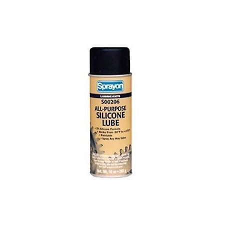 Krylon Sprayon LU206 All-Purpose Silicone Lubricant, 10 oz. Aerosol Can - SC0206000 - Pkg Qty 12 SC0206000